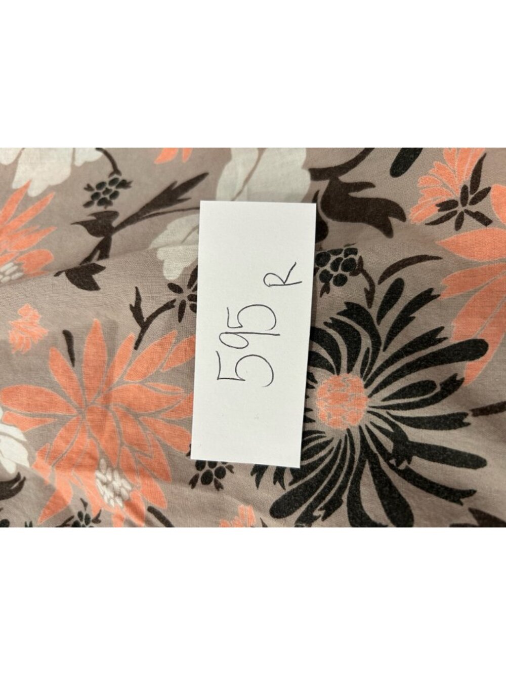 Magellan Sportswear Floral Print Short Sleeve Blouse Peach Sz XXL Bohemian - Picture 9 of 10